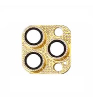 Apple iPhone 11 Pro CL-08 Kamera Lens Koruyucu (Gold)