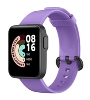 Xiaomi Mi Watch Lite Kordon Tam Uyumlu Eternity Silikon Kordon (Lila)