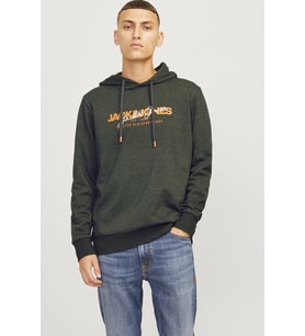 Jack & Jones Alvis Kapüşonlu Erkek Sweat 12256848 (Yeşil)