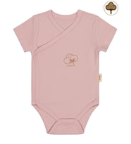 Civil Baby Organik Pamuklu Kruvaze 0-3 Ay Çıtçıtlı Badi - Mavi