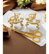 Magia Cam Yükselti ve Söz Makası Seti (Bronz)