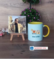 Tarih Öğretmenine Hediye Fotoğraflı Dekoratif Taş, Kupa Bardak Beyaz Hediye Öğretmenler Günü Hediyesi (Model 7)