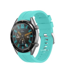 Xiaomi Watch S1 -S1 Active -Mi Watch -Watch Color 22mm Uyumlu NovaGT Supreme Silikon Kordon (Turkuaz)