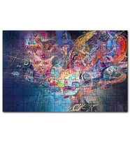 Cakapuzzle Muhteşem Beynimizdeki İmgeler Tribal Sanat Puzzle Yapboz MDF (Ahşap) (255 Parça)