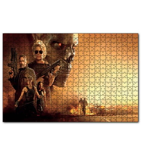 Cakapuzzle  Terminator Dark Fate Kompozisyon  Puzzle Yapboz MDF (Ahşap) (1000 Parça)