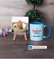 Özel Eğitim Öğretmeni Fotoğraflı Dekoratif Taş, Kupa Bardak Beyaz Hediye Öğretmenler Günü Hediyesi (Model 4)