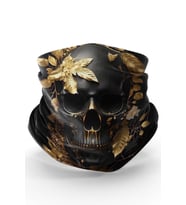 Bebo Store Extreme Spor Motor Ve Bisiklet Kullananlara Özel Desenli Baf Boyunluk Bandana Balaclava (Siyah-Sarı)