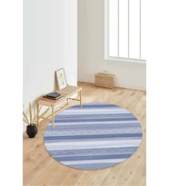 Dijital Baskılı Kaymaz Taban Yıkanabilir Yuvarlak Salon Halısı Koridor Halısı Paspas NDY-HT-1003 (Çok Renkli)