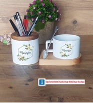 Doğum Günü Hediyesi Kalemlik, Kupa Bardak T Kişiye Özel Hediye (Model 11)