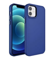 Uyumlu Model Apple iPhone 11 Kılıf Kamera Çerçeveli Arka Kısmı Temizlenebilir Kapak (Lacivert)