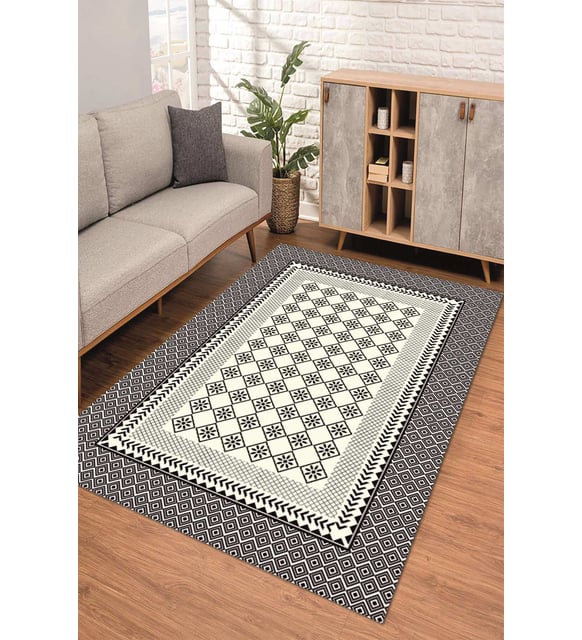 Dijital Kaymaz Taban Yıkanabilir Renkli Salon Halısı Mutfak Halısı Yolluk ND-SD-1132 (Çok Renkli)