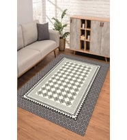Dijital Kaymaz Taban Yıkanabilir Renkli Salon Halısı Mutfak Halısı Yolluk ND-SD-1132 (Çok Renkli)