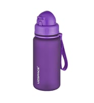 Uzspace Pipetli 400 ml Tritan Çocuk Su Matarası FiftyFifty (Mor)
