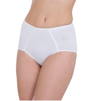 Malabadi 6' Lı Paket Kadın Sabrina Cotton Slip 114 (Beyaz)