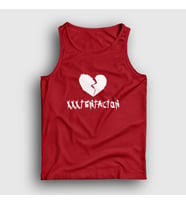 Presmono Unisex Sarı Broken Heart XXXTentacion Atlet 47329tt (Kırmızı)