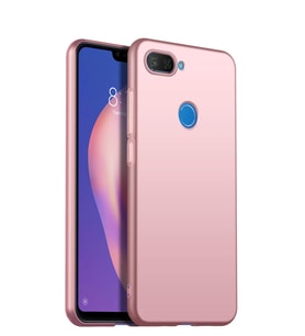 Microsonic Matte Silicone Xiaomi Mi 8 Lite Kılıf (Rose)