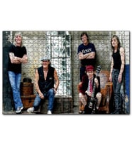 Cakapuzzle ACDC Grubun Tüm Üyeleri  Puzzle Yapboz MDF (Ahşap) (255 Parça)
