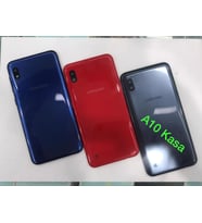 Samsung Galaxy A10 Kasa Kapak - Yan Tuşlar Dahil SM-A105F (Mavi)