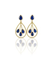 Kadir Jewellery 22 Ayar Altına Kaplama Kadın Sallantılı Küpe -El İşçiliği Ve Hipoalerjenik Küpe (Parlement)