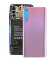 Xiaomi Mi 9 Uyumlu Arka Pil Batarya Kapağı Cam M1902F1G (Mor)