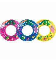 Buffalo B-1190 Deniz Desenli Şişme Simit 51 Cm (Pembe)