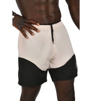 DeepSEA Erkek  Hızlı Kuruyan Micro Polyester File Astarlı Kısa Deniz Şortu 2403000 (Pudra)
