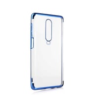 Xiaomi Poco X2 Kılıf Zore Dört Köşeli Lazer Silikon Kılıf (Mavi)