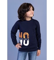 Toontoy Erkek Çocuk  Baskılı Sweatshirt (Lacivert)