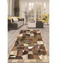 Dijital Kaymaz Taban Yıkanabilir Modern Renkli Salon Halısı Mutfak Halısı Yolluk ND-HT-1221 (Çok Renkli)