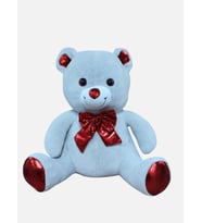 Gran Toys Papyonlu Peluş Ayı - 50CM (Gri)