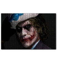 Cakapuzzle Joker Portre Makyaj Görseli  Puzzle Yapboz MDF (Ahşap) (500 Parça)