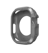 Apple Watch Ultra 49mm Silikon TPU Kasa Koruyucu Zore Watch Gard 17 (Gri)