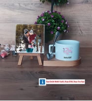 Anneler Günü Hediyesi Fotoğraflı Dekoratif Taş, Kupa Bardak Beyaz Hediye (Model 8)