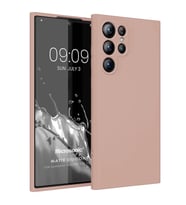 Microsonic Matte Silicone Samsung Galaxy S24 Ultra Kılıf Siyah (Rose)