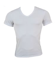 Malabadi Erkek V Yaka Kısa Kol Cotton Body 092 (Beyaz)