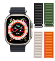 Pazariz Watch 8 Ultra 49mm  Amax Ultra Akıllı NFC - GPS  Kordonunu Seç  (Turuncu)