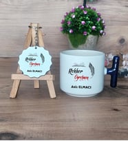 Rehber Öğretmeni Hediye Seti Kupa Bardak T Kulplu ve Anahtarlık Öğretmenler Günü Hediyesi Rehber Öğretmenine Hediye (Model 2)