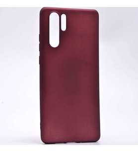 Huawei P30 Pro Kılıf Soft Mat Premier Case (Mürdüm)
