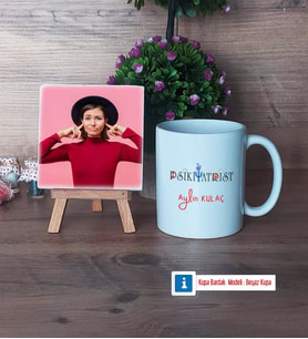 Psikiyatrist Fotoğraflı Dekoratif Taş, Kupa Bardak Beyaz Hediye (Model 1)