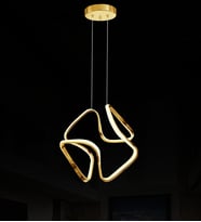 Visco Ledli Sarkıt Avize (Gold)