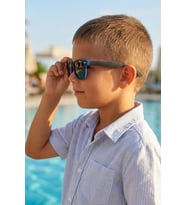 Extoll Unisex Uv400 Korumalı Çocuk Güneş Gözlüğü ex257 (Mavi)