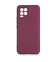 Realme 8 Pro Kılıf Zore Premier Silikon Kıllıf (Mürdüm)