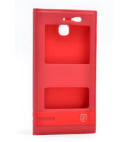 Huawei GR3 Kılıf Elite Kapaklı Kılıf (Kırmızı)