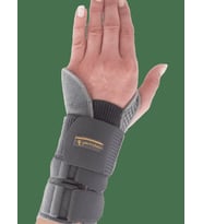MORSA CYBERG® Avuç içi Destekli Örgü El Bilek Ateli SOL (Gri)
