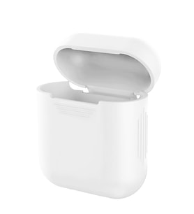 Microsonic Apple AirPods 1. Nesil / 2. Nesil Mat Silikon Kılıf (Beyaz)