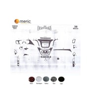 Meriç® Iveco Daily Ön Torpido Kaplama Maun 38 Parça 2014-2019 (Piano Black)