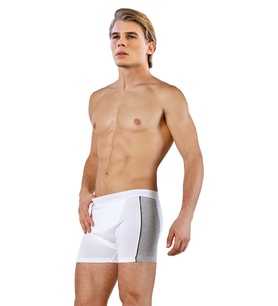 Miorre Modal Strech Boxer (Beyaz-Gri)