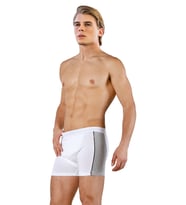 Miorre Modal Strech Boxer (Beyaz-Gri)
