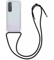 Xiaomi Mi Note 10 Lite Şeffaf Boyun - Omuz Askılı İpli Kılıf  (Beyaz)