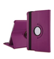 Microsonic 360 Rotating Stand Deri iPad Air 2 Kılıf (Mor)